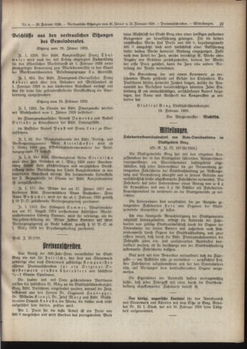 Amtsblatt der landesfürstlichen Hauptstadt Graz 19280229 Seite: 11