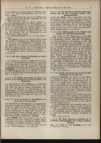 Amtsblatt der landesfürstlichen Hauptstadt Graz 19280430 Seite: 7