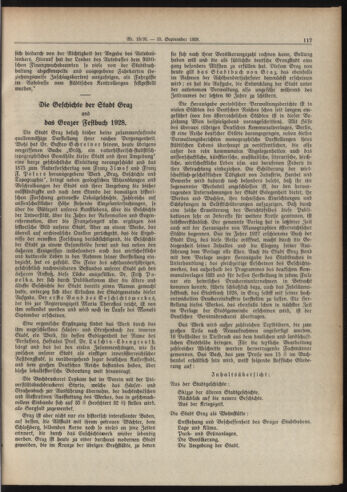 Amtsblatt der landesfürstlichen Hauptstadt Graz 19280915 Seite: 3