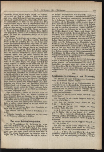 Amtsblatt der landesfürstlichen Hauptstadt Graz 19281130 Seite: 19