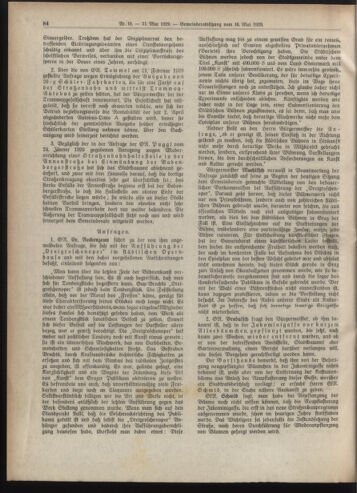 Amtsblatt der landesfürstlichen Hauptstadt Graz 19290531 Seite: 4