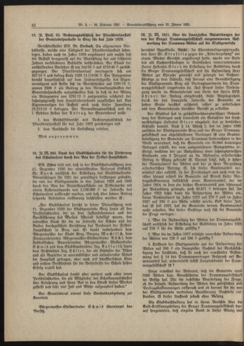 Amtsblatt der landesfürstlichen Hauptstadt Graz 19310216 Seite: 4