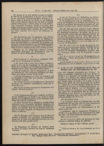 Amtsblatt der landesfürstlichen Hauptstadt Graz 19310731 Seite: 14