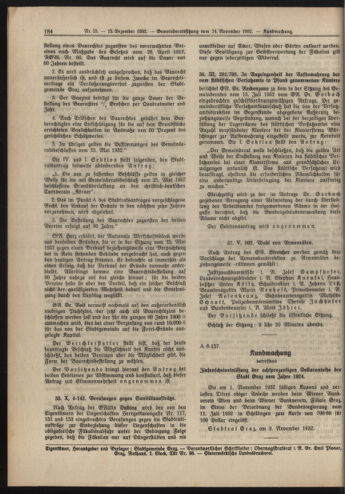 Amtsblatt der landesfürstlichen Hauptstadt Graz 19321215 Seite: 16