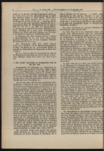 Amtsblatt der landesfürstlichen Hauptstadt Graz 19330116 Seite: 2