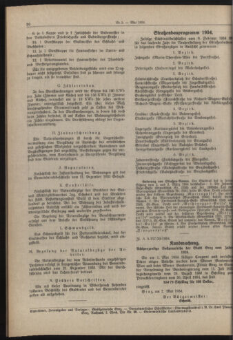 Amtsblatt der landesfürstlichen Hauptstadt Graz 19340515 Seite: 6