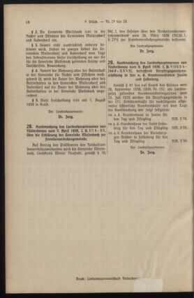 Verordnungsblatt für den Amtsbereich des Landeshauptmannes von Niederdonau 19390417 Seite: 2