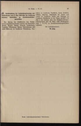 Verordnungsblatt für den Amtsbereich des Landeshauptmannes von Niederdonau 19390515 Seite: 3