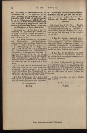 Verordnungsblatt für den Amtsbereich des Landeshauptmannes von Niederdonau 19390804 Seite: 2