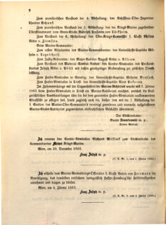 Kaiserlich-königliches Marine-Normal-Verordnungsblatt 18630101 Seite: 2