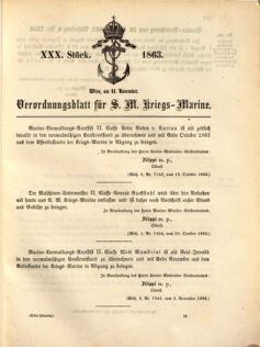 Kaiserlich-königliches Marine-Normal-Verordnungsblatt 18631021 Seite: 3