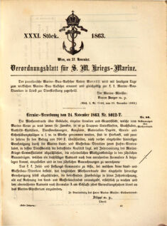 Kaiserlich-königliches Marine-Normal-Verordnungsblatt 18631021 Seite: 5