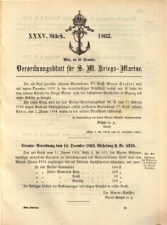 Kaiserlich-königliches Marine-Normal-Verordnungsblatt 18631223 Seite: 33