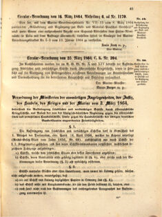 Kaiserlich-königliches Marine-Normal-Verordnungsblatt 18640308 Seite: 1