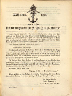 Kaiserlich-königliches Marine-Normal-Verordnungsblatt 18640528 Seite: 11