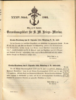 Kaiserlich-königliches Marine-Normal-Verordnungsblatt 18640822 Seite: 5