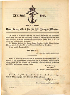 Kaiserlich-königliches Marine-Normal-Verordnungsblatt 18641224 Seite: 37