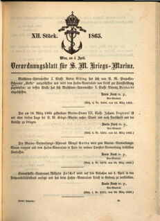 Kaiserlich-königliches Marine-Normal-Verordnungsblatt 18650404 Seite: 1