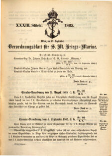 Kaiserlich-königliches Marine-Normal-Verordnungsblatt 18650912 Seite: 1