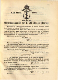 Kaiserlich-königliches Marine-Normal-Verordnungsblatt 18660710 Seite: 11