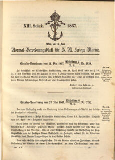 Kaiserlich-königliches Marine-Normal-Verordnungsblatt 18670427 Seite: 3