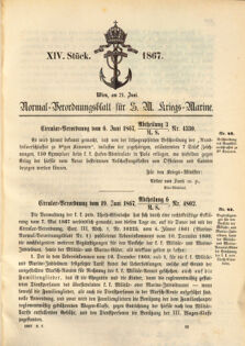 Kaiserlich-königliches Marine-Normal-Verordnungsblatt 18670614 Seite: 3