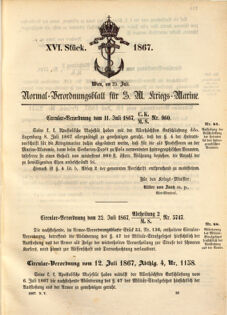 Kaiserlich-königliches Marine-Normal-Verordnungsblatt 18670627 Seite: 7