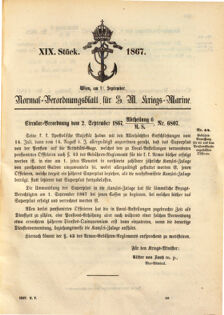 Kaiserlich-königliches Marine-Normal-Verordnungsblatt 18670830 Seite: 5