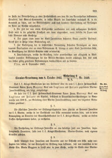 Kaiserlich-königliches Marine-Normal-Verordnungsblatt 18671012 Seite: 1