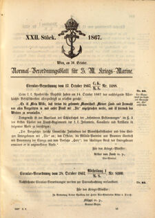 Kaiserlich-königliches Marine-Normal-Verordnungsblatt 18671012 Seite: 3