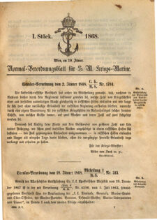 Kaiserlich-königliches Marine-Normal-Verordnungsblatt 18671230 Seite: 25