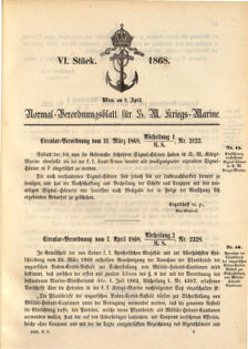 Kaiserlich-königliches Marine-Normal-Verordnungsblatt 18680323 Seite: 3