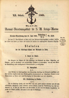 Kaiserlich-königliches Marine-Normal-Verordnungsblatt 18680527 Seite: 3