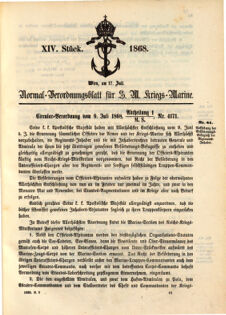 Kaiserlich-königliches Marine-Normal-Verordnungsblatt 18680708 Seite: 17