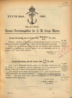 Kaiserlich-königliches Marine-Normal-Verordnungsblatt 18691025 Seite: 21