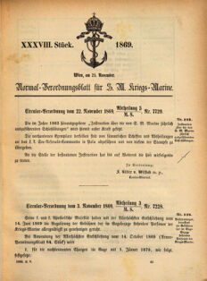 Kaiserlich-königliches Marine-Normal-Verordnungsblatt 18691108 Seite: 7