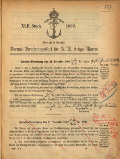 Kaiserlich-königliches Marine-Normal-Verordnungsblatt 18691228 Seite: 13