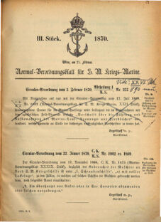 Kaiserlich-königliches Marine-Normal-Verordnungsblatt