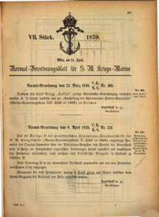 Kaiserlich-königliches Marine-Normal-Verordnungsblatt 18700414 Seite: 3