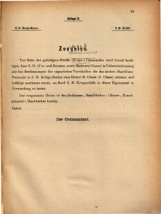 Kaiserlich-königliches Marine-Normal-Verordnungsblatt 18700628 Seite: 35