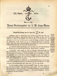 Kaiserlich-königliches Marine-Normal-Verordnungsblatt