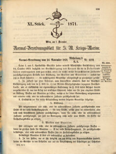 Kaiserlich-königliches Marine-Normal-Verordnungsblatt 18711202 Seite: 1