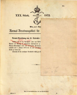 Kaiserlich-königliches Marine-Normal-Verordnungsblatt 18731104 Seite: 1