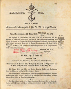 Kaiserlich-königliches Marine-Normal-Verordnungsblatt 18731112 Seite: 1