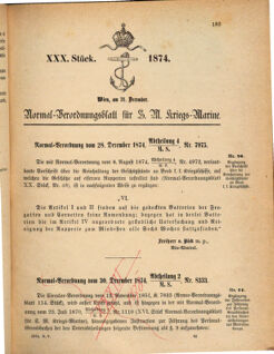 Kaiserlich-königliches Marine-Normal-Verordnungsblatt 18741231 Seite: 1