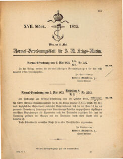 Kaiserlich-königliches Marine-Normal-Verordnungsblatt 18750510 Seite: 3