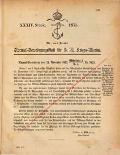 Kaiserlich-königliches Marine-Normal-Verordnungsblatt 18751126 Seite: 3