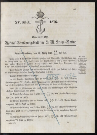 Kaiserlich-königliches Marine-Normal-Verordnungsblatt