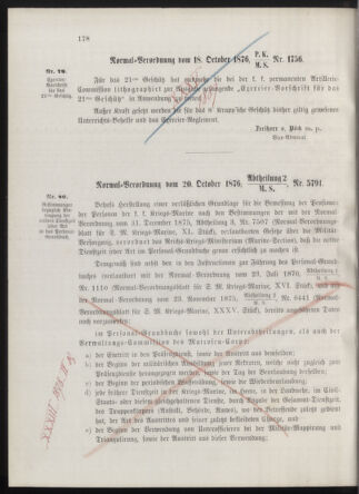 Kaiserlich-königliches Marine-Normal-Verordnungsblatt 18761026 Seite: 4