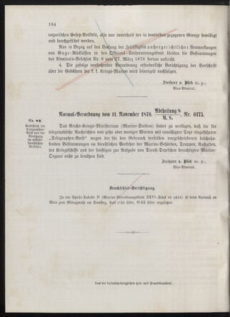 Kaiserlich-königliches Marine-Normal-Verordnungsblatt 18761114 Seite: 4